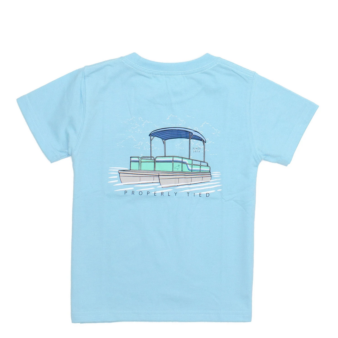 LD Pontoon SS Powder Blue - Properly Tied-B Top-Graceful & Chic Boutique, Family Clothing Store in Waxahachie, Texas