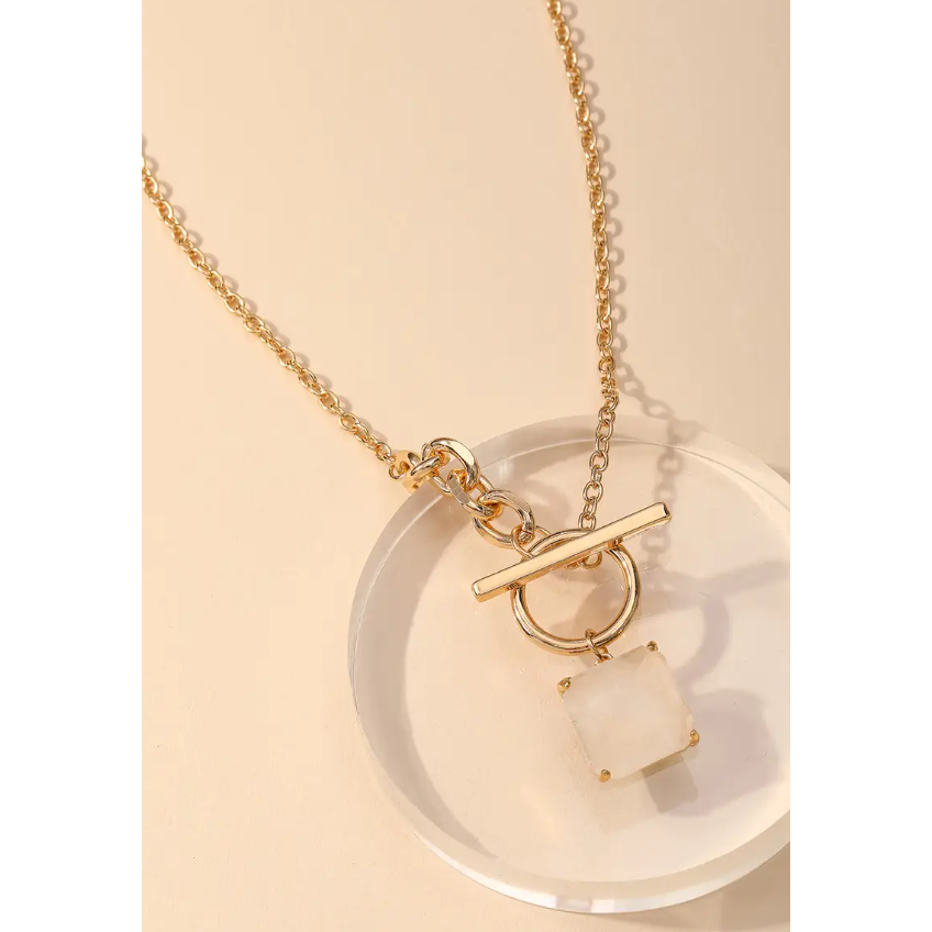 PENDANT CHAIN NECKLACE-Jewelry-Graceful & Chic Boutique, Family Clothing Store in Waxahachie, Texas