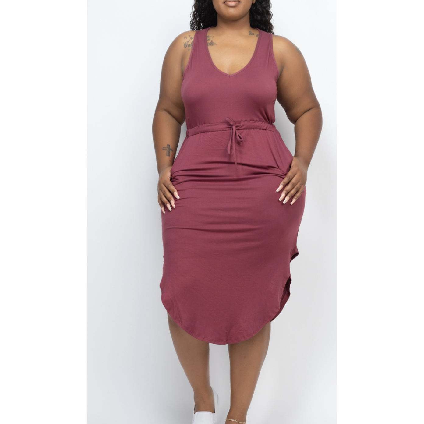 Sleeveless Jersey Dress-Graceful & Chic Boutique, Family Clothing Store in Waxahachie, Texas