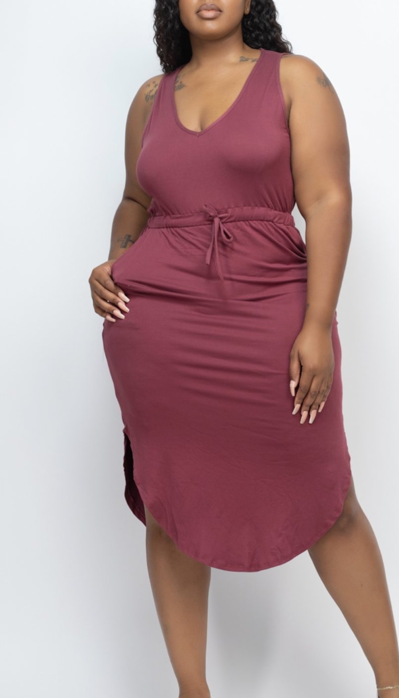 Sleeveless Jersey Dress-Graceful & Chic Boutique, Family Clothing Store in Waxahachie, Texas