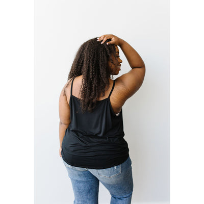 Simply Twisted Tank In Black-Womens-Graceful & Chic Boutique, Family Clothing Store in Waxahachie, Texas
