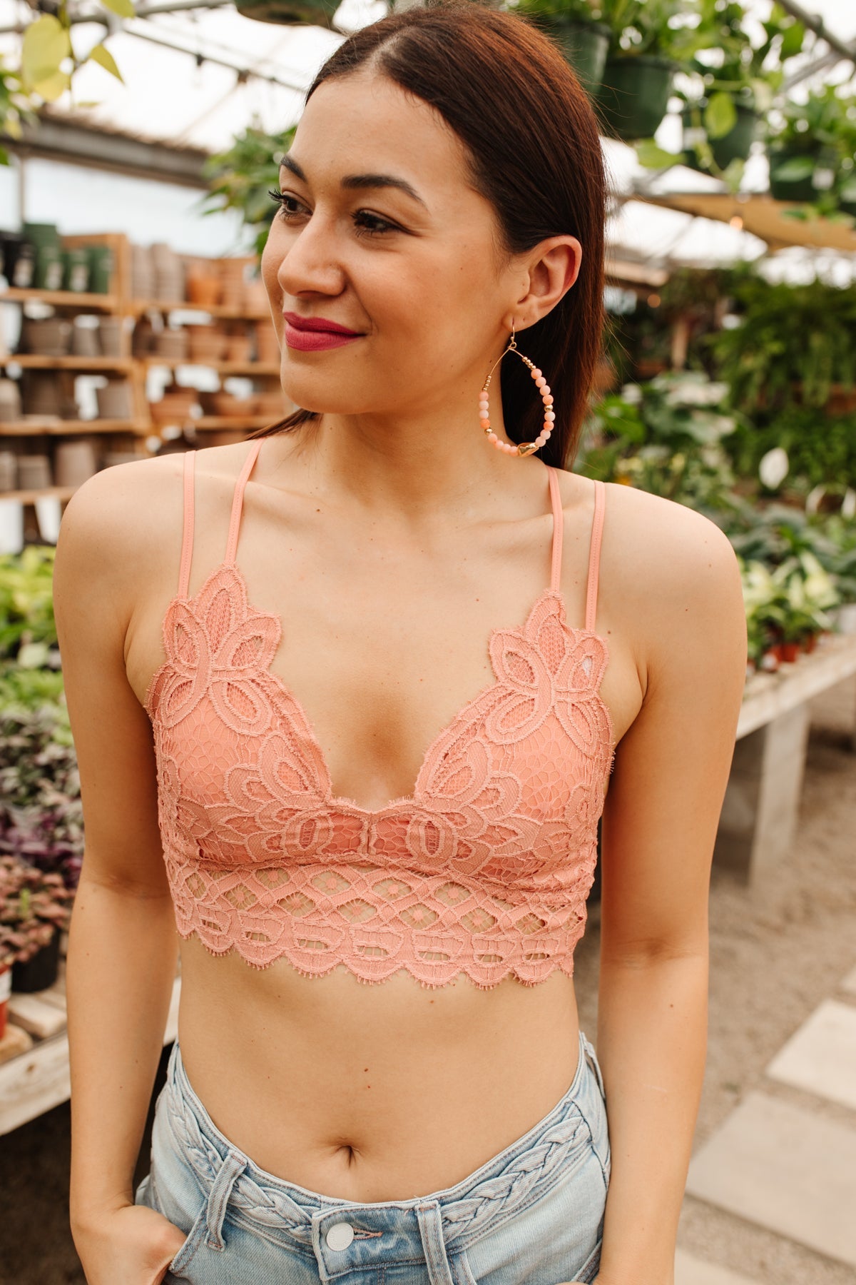 So This is Love Bralette in Coral Haze-Womens-Graceful & Chic Boutique, Family Clothing Store in Waxahachie, Texas