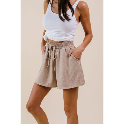 Soft Landing Drawstring Shorts In Mocha-Womens-Graceful & Chic Boutique, Family Clothing Store in Waxahachie, Texas