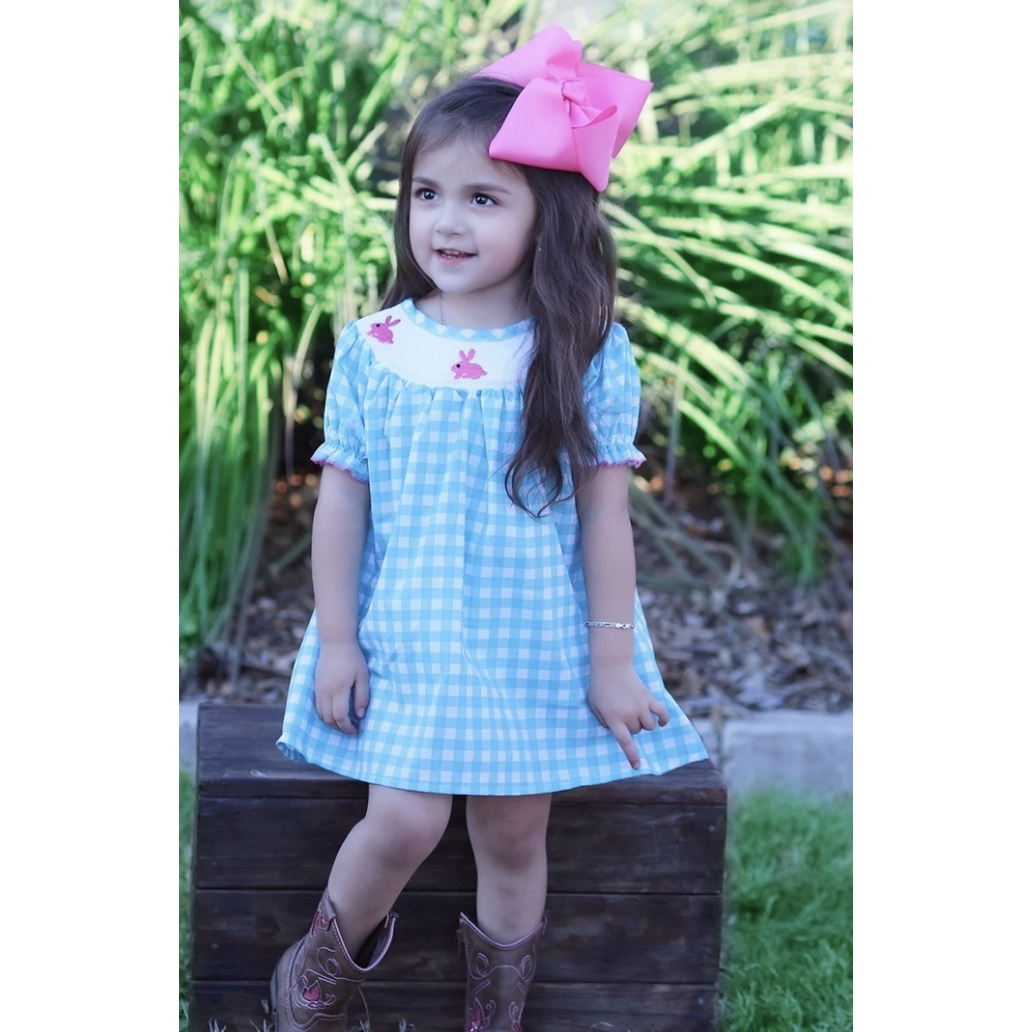 "Some Bunny Loves Me" Flare Dress-G Dress-Graceful & Chic Boutique, Family Clothing Store in Waxahachie, Texas