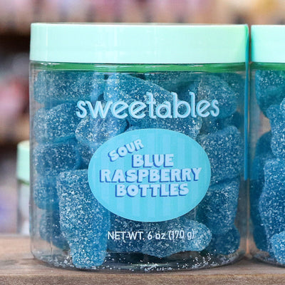 Sweetables | Blue Raspberry Sour Bottles-Snacks & Treats-Graceful & Chic Boutique, Family Clothing Store in Waxahachie, Texas
