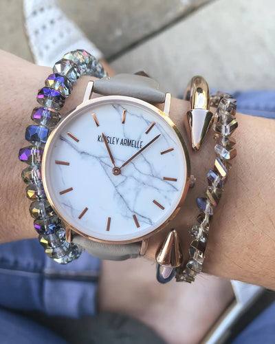 Spike Collection - Rose Gold Bracelet-W Jewelry-Graceful & Chic Boutique, Family Clothing Store in Waxahachie, Texas
