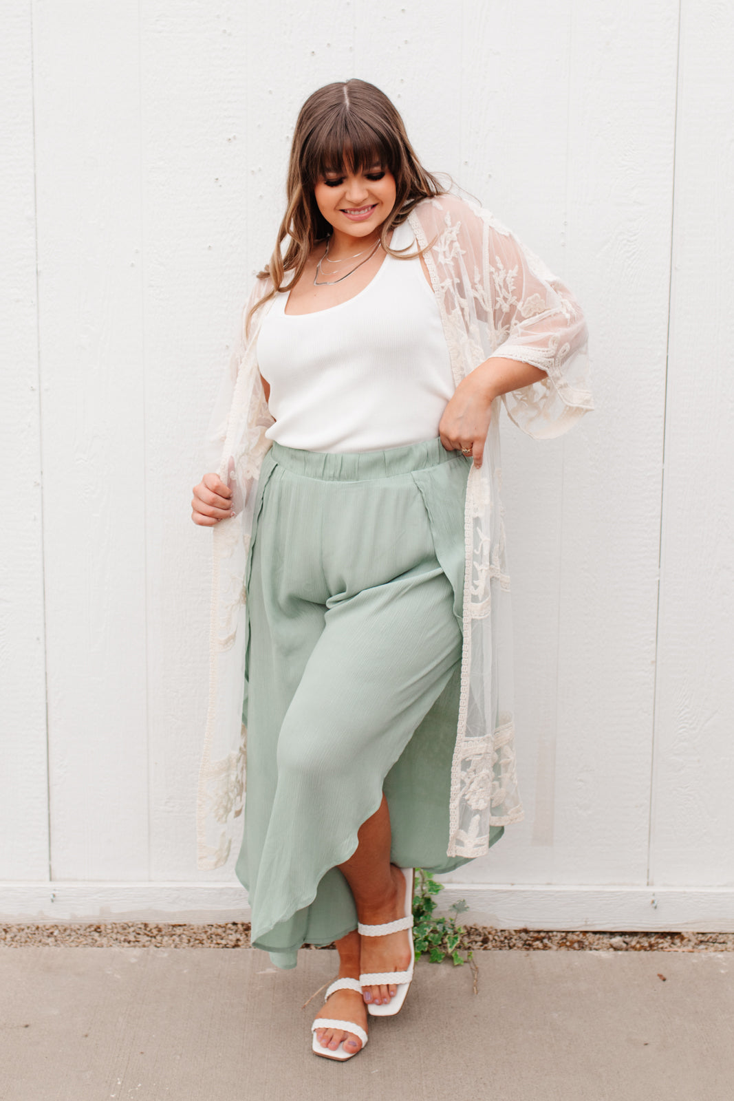 Spring Dream Pants in Green-W Bottom-Graceful & Chic Boutique, Family Clothing Store in Waxahachie, Texas