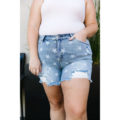 Star Power Cutoff Shorts-W Bottom-Graceful & Chic Boutique, Family Clothing Store in Waxahachie, Texas