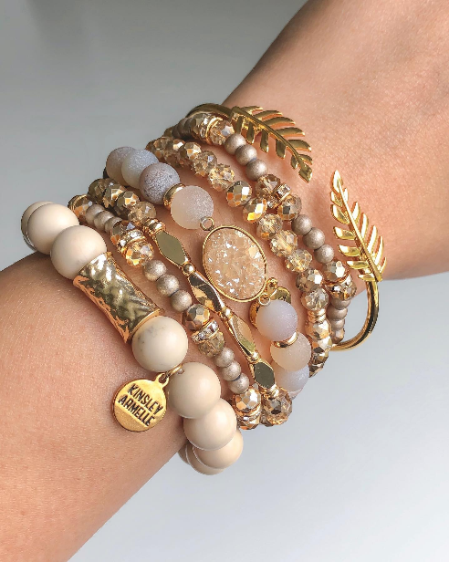 Stone Collection - Sandy Bracelet-W Jewelry-Graceful & Chic Boutique, Family Clothing Store in Waxahachie, Texas