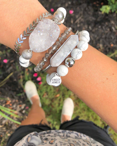 Stone Collection - Silver Pepper Bracelet-W Jewelry-Graceful & Chic Boutique, Family Clothing Store in Waxahachie, Texas