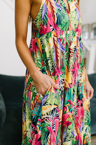 Sunny Rain Forest Dress-W Dress-Graceful & Chic Boutique, Family Clothing Store in Waxahachie, Texas