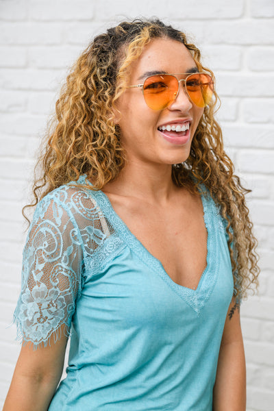Sunrise Aviator Sunglasses-Womens-Graceful & Chic Boutique, Family Clothing Store in Waxahachie, Texas