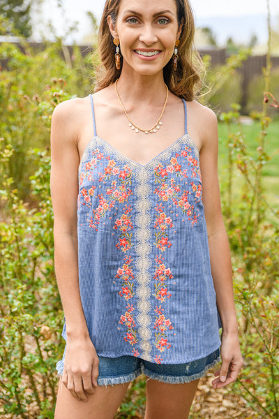 Take Me To Greece Tank-Womens-Graceful & Chic Boutique, Family Clothing Store in Waxahachie, Texas