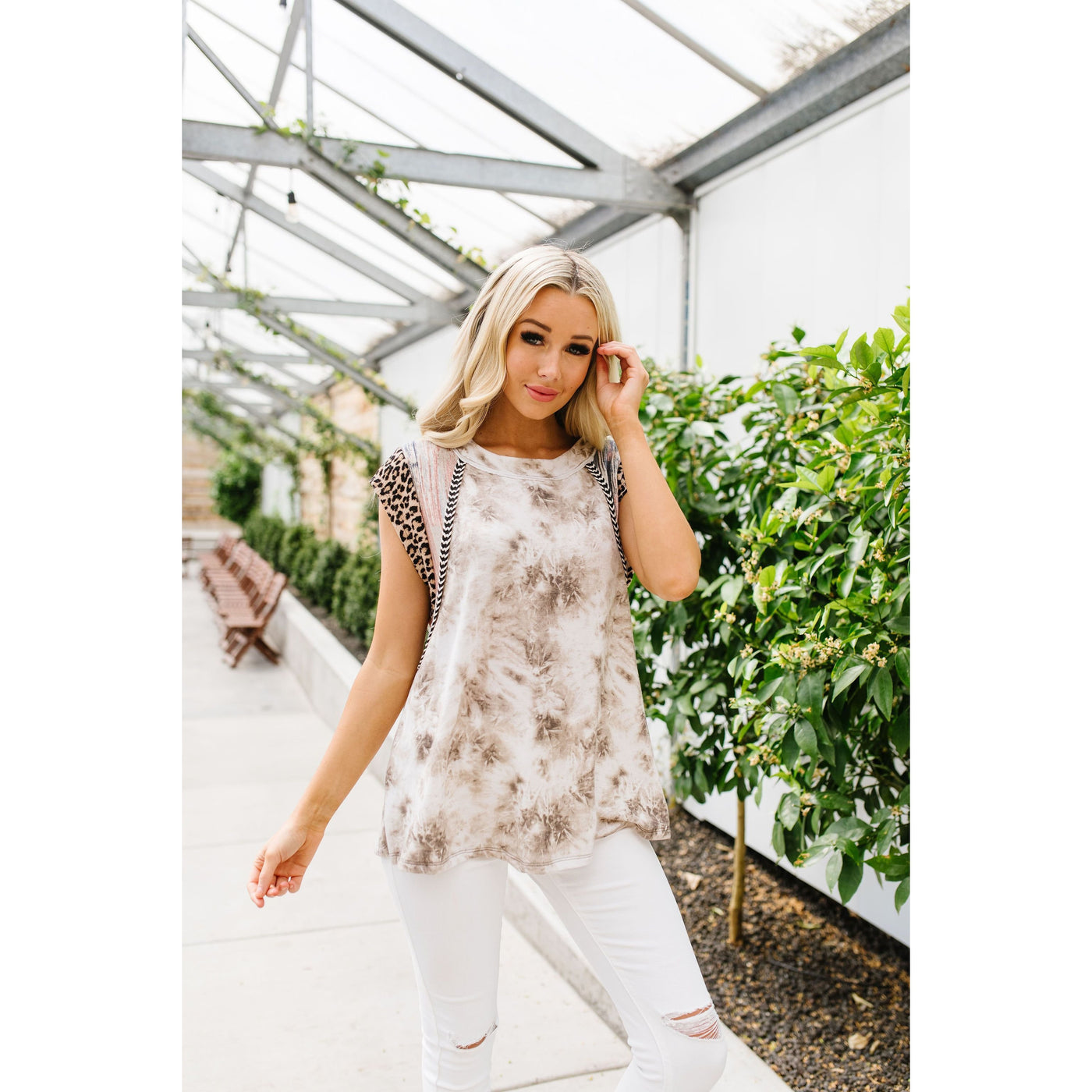 Tame The Beast Tie Dye Top-Womens-Graceful & Chic Boutique, Family Clothing Store in Waxahachie, Texas