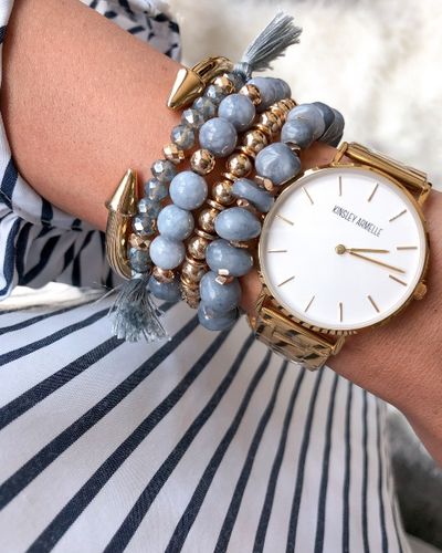 Tassel Collection - Navy Bracelet-W Jewelry-Graceful & Chic Boutique, Family Clothing Store in Waxahachie, Texas