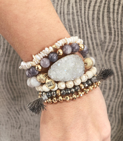 Tassel Collection - Navy Bracelet-W Jewelry-Graceful & Chic Boutique, Family Clothing Store in Waxahachie, Texas