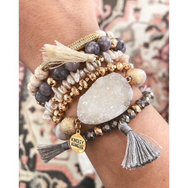 Tassel Collection - Navy Bracelet-W Jewelry-Graceful & Chic Boutique, Family Clothing Store in Waxahachie, Texas