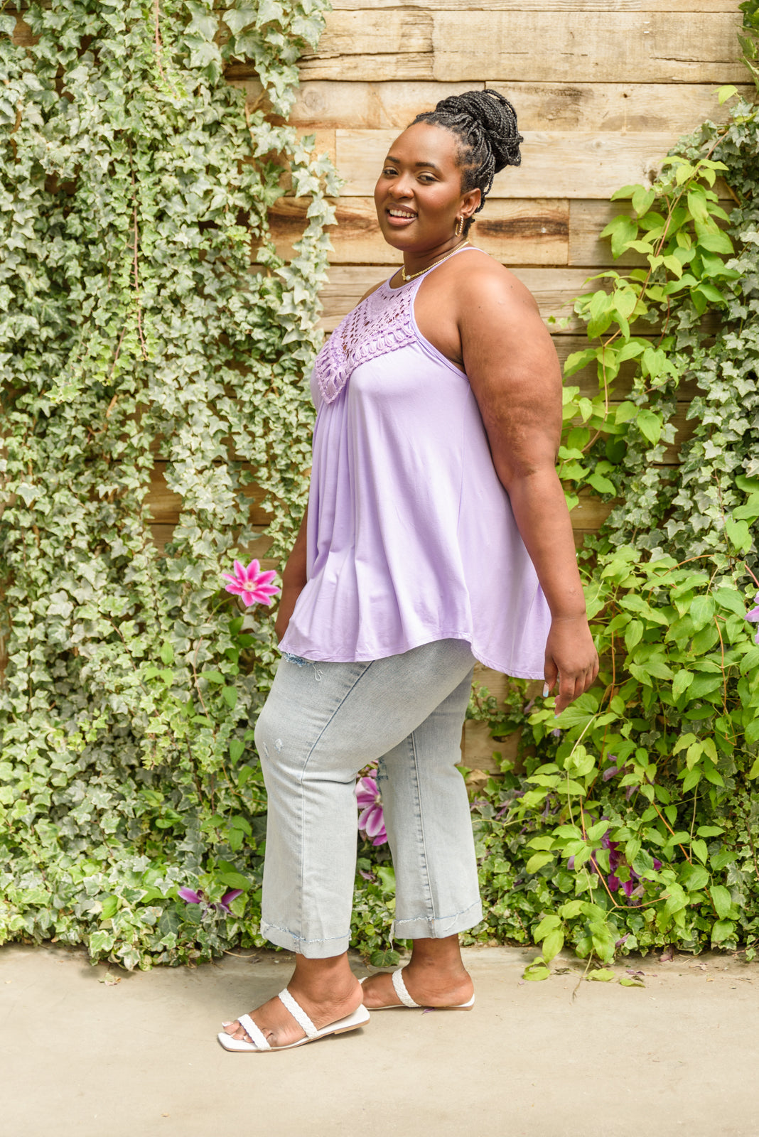 Taste of Bliss Tank in Purple-Womens-Graceful & Chic Boutique, Family Clothing Store in Waxahachie, Texas