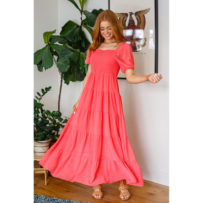 The Barcelona Puff Sleeve Dress-Womens-Graceful & Chic Boutique, Family Clothing Store in Waxahachie, Texas