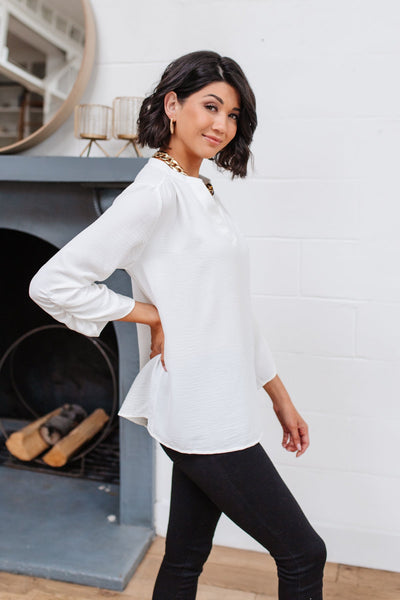 Thriving Top in White-Womens-Graceful & Chic Boutique, Family Clothing Store in Waxahachie, Texas