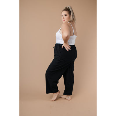 Transitions Cropped Pants In Black-Womens-Graceful & Chic Boutique, Family Clothing Store in Waxahachie, Texas