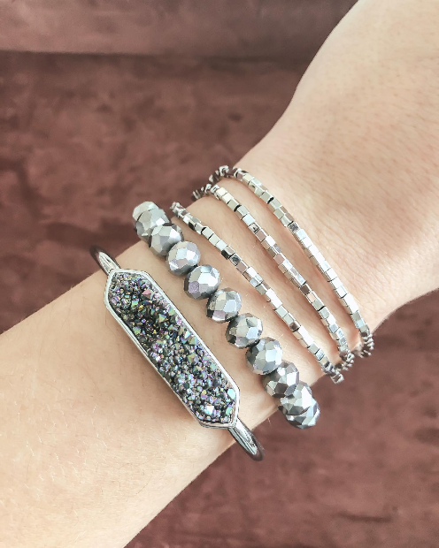 Trinity Collection - Silver Bracelet-W Jewelry-Graceful & Chic Boutique, Family Clothing Store in Waxahachie, Texas