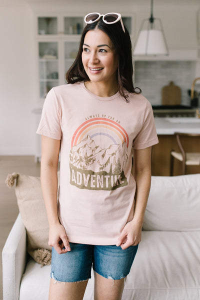 Up For An Adventure Tee-Womens-Graceful & Chic Boutique, Family Clothing Store in Waxahachie, Texas