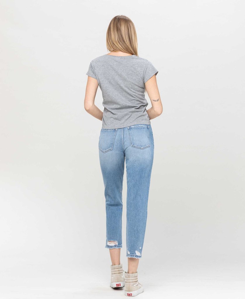 Emma - Distressed Mom Jeans | The Perfect Pair-W Bottom-Graceful & Chic Boutique, Family Clothing Store in Waxahachie, Texas