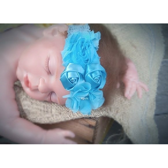 Vintage Lace Headbands in Blue-G Accessories-Graceful & Chic Boutique, Family Clothing Store in Waxahachie, Texas