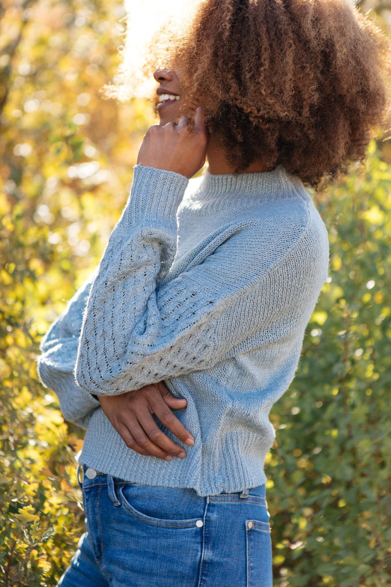 Wear Your Details On Your Sleeve Sweater-W Top-Graceful & Chic Boutique, Family Clothing Store in Waxahachie, Texas