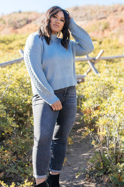 Wear Your Details On Your Sleeve Sweater-W Top-Graceful & Chic Boutique, Family Clothing Store in Waxahachie, Texas