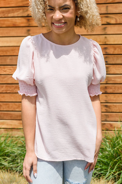 When We Met Light Pink Top-Womens-Graceful & Chic Boutique, Family Clothing Store in Waxahachie, Texas