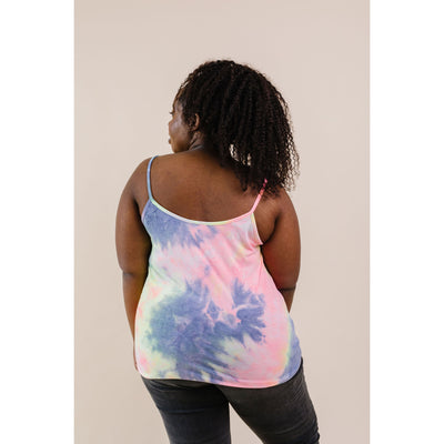 Wild N Tie Dyed Tank In Indigo-Womens-Graceful & Chic Boutique, Family Clothing Store in Waxahachie, Texas