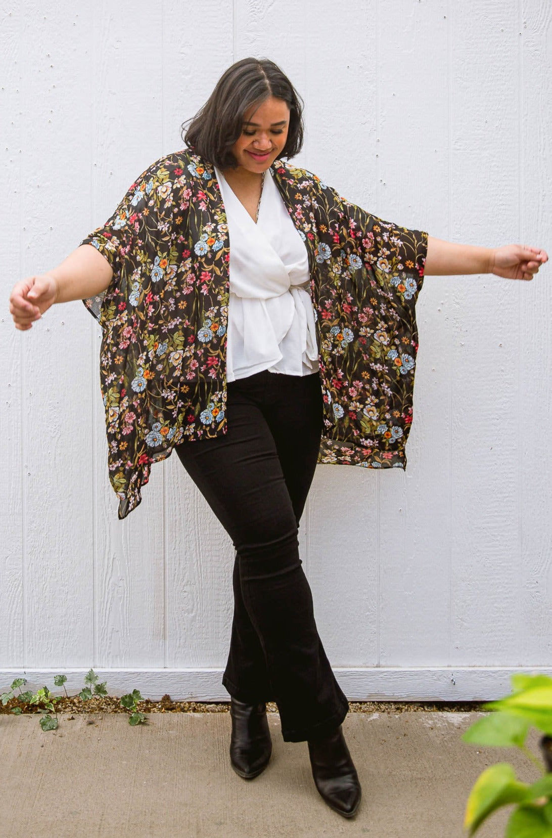 Wildflower Wanderer Kimono-Womens-Graceful & Chic Boutique, Family Clothing Store in Waxahachie, Texas