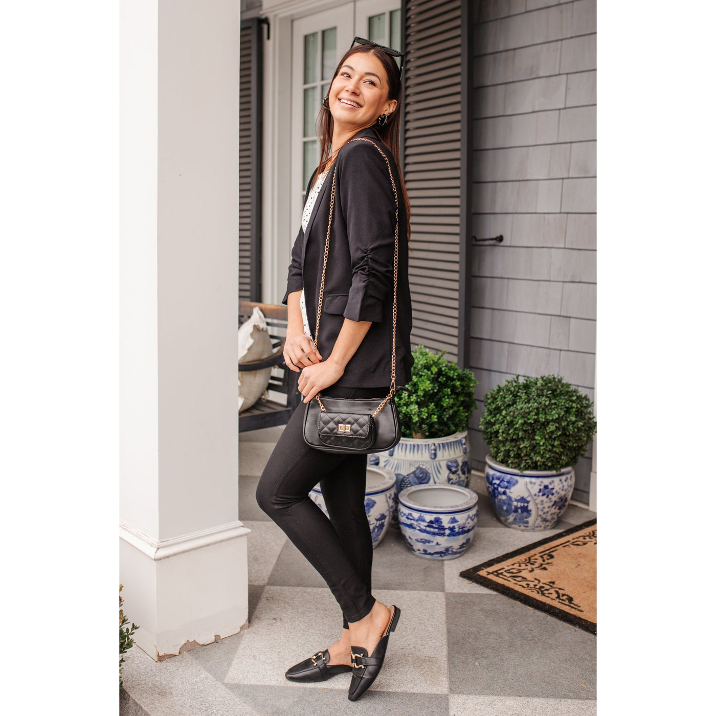 Willa Crossbody Bag in Black-Womens-Graceful & Chic Boutique, Family Clothing Store in Waxahachie, Texas