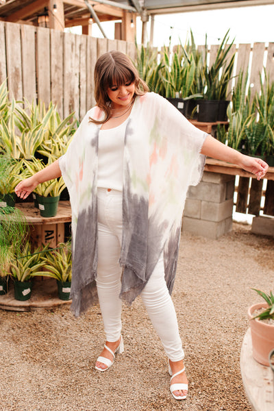 With the Wind Tye Dye Cardigan-W Top-Graceful & Chic Boutique, Family Clothing Store in Waxahachie, Texas