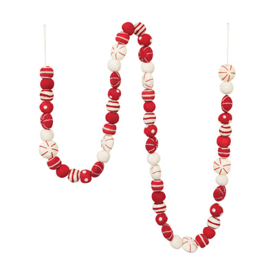 72"L Wool Felt Ball Garland - 3 Color Options-Home Decor-Graceful & Chic Boutique, Family Clothing Store in Waxahachie, Texas