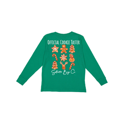 Cookie Tester Long Sleeve Green Tee | The Perfect Pair-B Top-Graceful & Chic Boutique, Family Clothing Store in Waxahachie, Texas