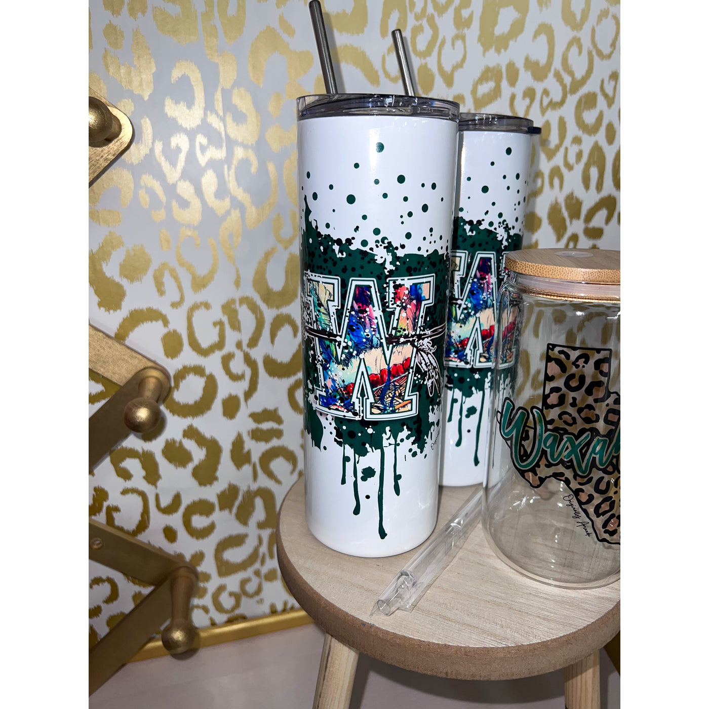 Graffiti W Tumbler 20oz-Graceful & Chic Boutique, Family Clothing Store in Waxahachie, Texas