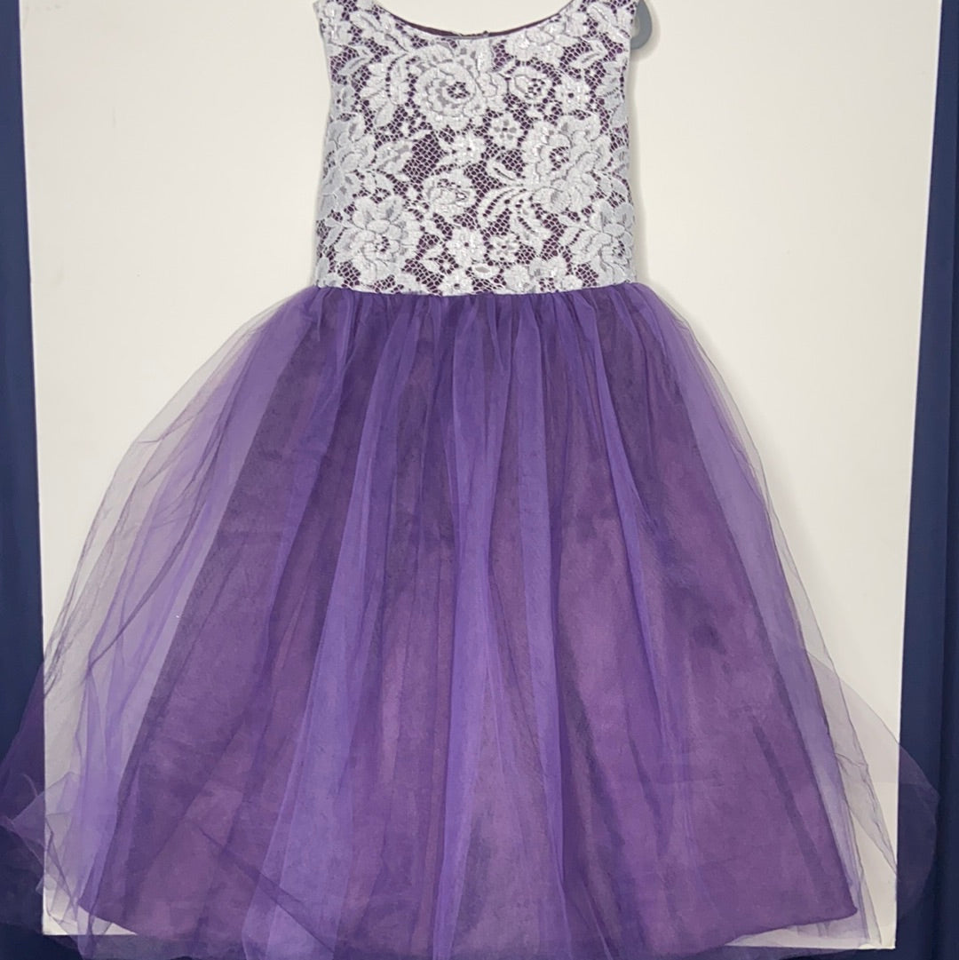 Purple Lace Illusion Dress-G Dress-Graceful & Chic Boutique, Family Clothing Store in Waxahachie, Texas