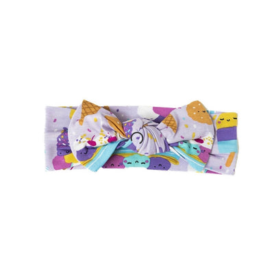 Little Sleepies - Wildberry Ice Cream Social Bow Headband | The Perfect Pair-G Footie-Graceful & Chic Boutique, Family Clothing Store in Waxahachie, Texas
