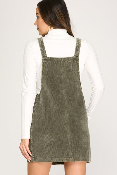 Corduroy Overall Dress-Graceful & Chic Boutique, Family Clothing Store in Waxahachie, Texas