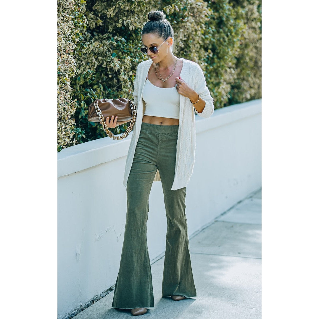 Corduroy Flare Pants S - 3X-Graceful & Chic Boutique, Family Clothing Store in Waxahachie, Texas
