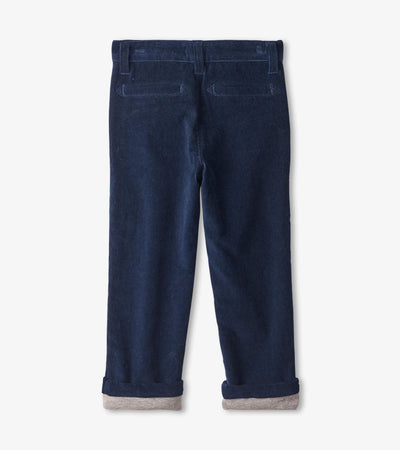 Navy Stretch Cord Pants-Graceful & Chic Boutique, Family Clothing Store in Waxahachie, Texas